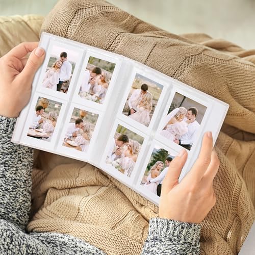Vienrose Mini Polaroid Photo Album 208 Photos 2x3 Inch Beige 2 PACK - Image 6