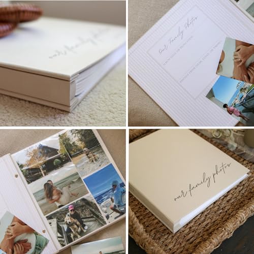 Family Photo Album 4x6 Pictures Large Linen Picture Book - Image 6