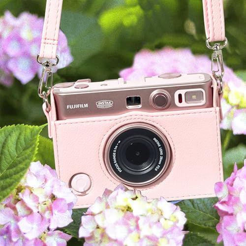 CAIYOULE Camera Case for Instax Mini EVO Instant Film Camera, Gentle Rose - Image 4