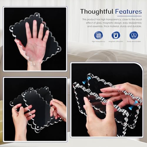 6 Pack Acrylic Magnetic Photo Frame, Clear 5x7 Picture Frames - Image 7