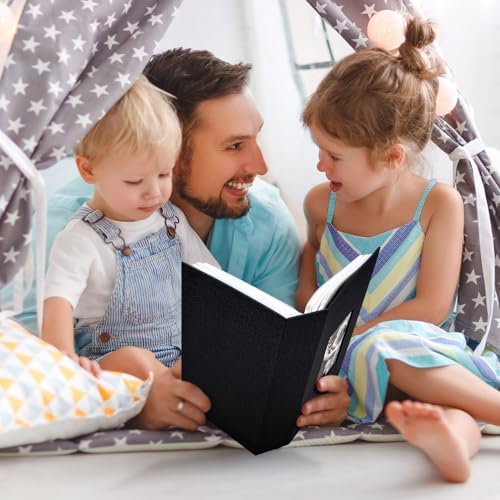 Photo Album 4x6 with 420 Pockets, Slip-in Picture Albums, Linen Cover Memory Book with Front Window, Vertical pages Photo Book for Wedding, Family, Anniversary, Baby, Vacation(Black) - Image 5
