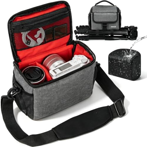 Camera Carrying Case, Camera Storage Bags Anti-Shock Crossbody Camera Case by GMAK