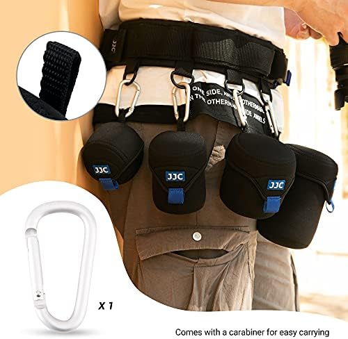 JJC Small Neoprene Camera Lens Pouch Case, Fits Lens up to 2.4 x 1.6inches - Image 5