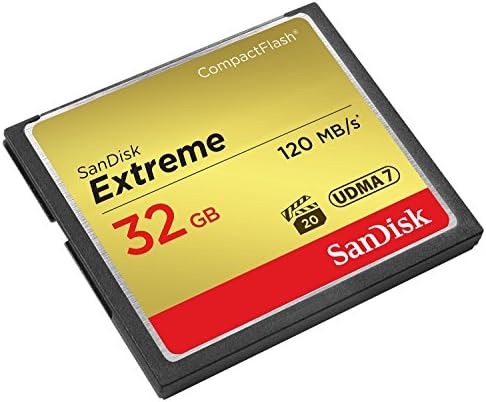 SanDisk SDCFXSB-032G-G46 CF Extreme Memory Card 32GB 120MB/S Class 10 by Unknown