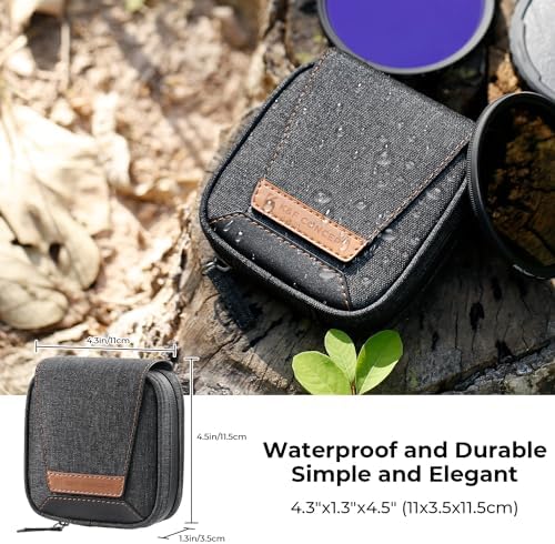 K&F CONCEPT 4 in 1 Basic Model Lens Filter Pouch Up to 95mm - Image 4