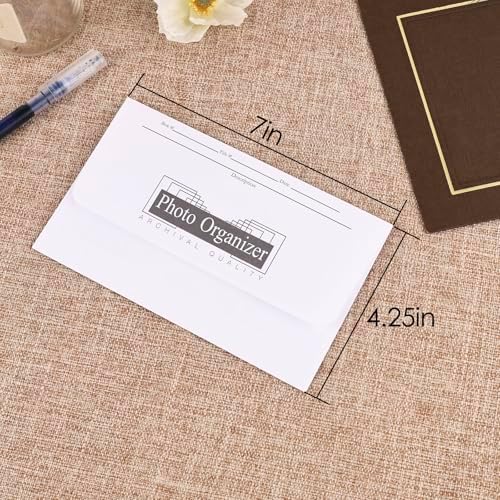 Lineco, Photo File Envelopes 4X6 Inch, Acid-Free, (25/Pack, 8 Packs) - Image 2