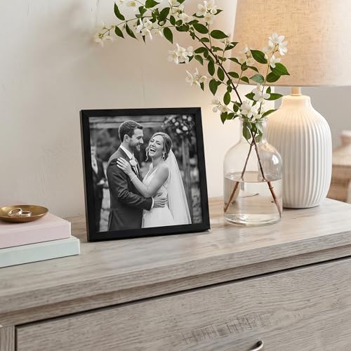 Americanflat 8x8 Picture Frame - Slim Molding - Black - Image 4