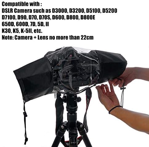Camera Rain Cover Professional Waterproof Nylon Sleeves DSLR Camera Rain Cover Protect for Rain Snow Dust Sand - Image 5