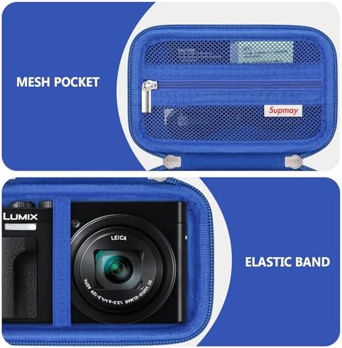 Camera Case for Panasonic LUMIX ZS99 / ZS300 Digital Camera, Blue - Image 4