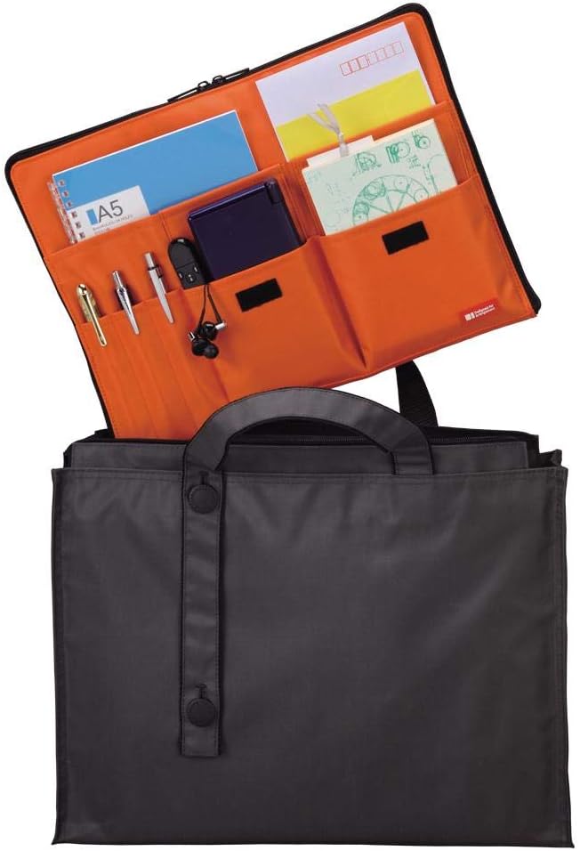 LIHIT LAB Laptop Sleeve with Storage Pockets (Bag-in-Bag), 10 x 13.8 Inches, Brown (A7554-9) - Image 5