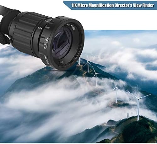 View Finder, 11X Zoom View Finder 41mm Front Thread Director Scene Viewer View Finder for Artists Directors Viewfinder with Cleaning Cloth Carry Bag for Film Photography - Image 2
