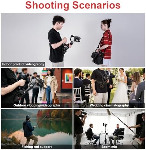 FOMITO Hands-Free Stabilizer Support Bag - Outdoor Vlogging Accessory for Fishing Rod & Wedding Filming | Waterproof Adjustable Strap BT-02 - Image 3