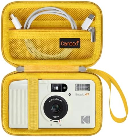 Canboc Carrying Case for KODAK EC35/ KODAK EKTAR H35 Film Camera, Yellow by Canboc
