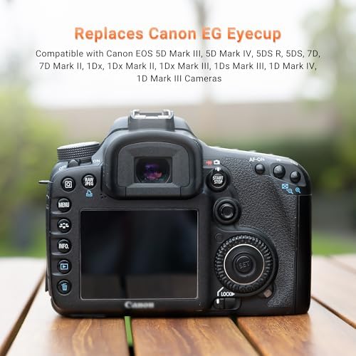 JJC 2-Pack EG Eyecup Eyepiece Eye Cup for Canon EOS 5D Mark IV III 5DSR 7D - Image 4