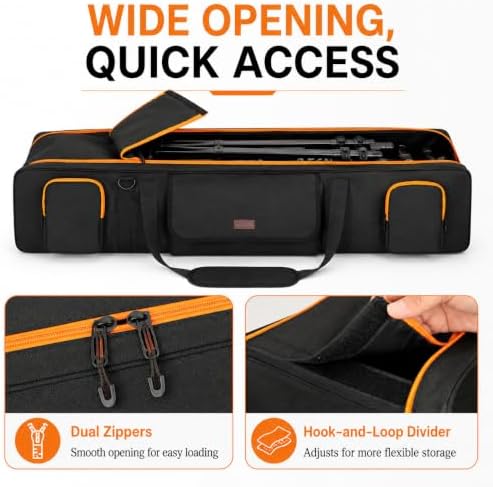 Tripod Carrying Bag 50.5", Light Stand and Mic Stand Bag - Image 2