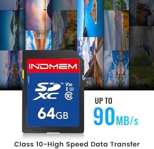 SD Card 64GB 10pack, C10, U3, V30, High Speed up to 90M/S SDXC UHS-I Memory Cards, Full HD & 4K Video Compatible with Canon Nikon Sony Pentax Kodak Olympus Panasonic Digital Camera, 64GB(10pc) - Image 2