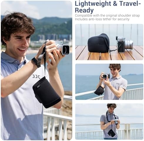 JJC Soft Neoprene GFX100RF Camera Case Bag for Fuji Fujifilm GFX100RF Pouch - Image 3