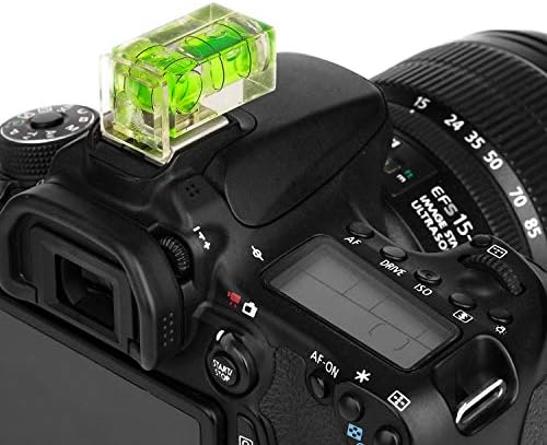 Anwenk Hot Shoe Level Camera Bubble Level Hot Shoe Spirit Level Hot Shoe Cover (Includes 2 Axis Bubble Level and 1 Axis Hot Shoe Cover) Combo Pack - Image 2