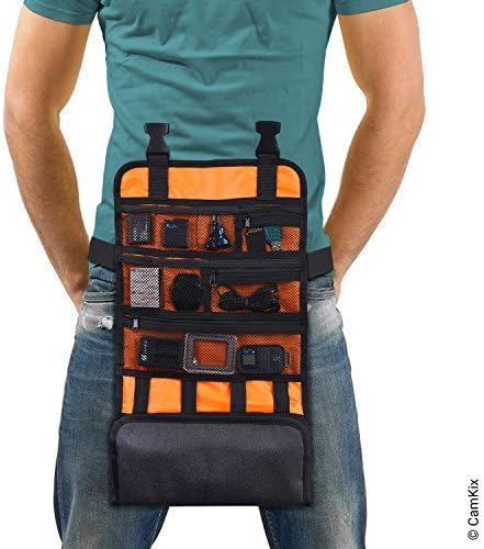 CamKix Roll-Out Bag with Waist/Shoulder Strap compatible with GoPro Hero and DJI osmo Action + Other Action/Compact Cameras - Multiple Carry Options (Hand, Shoulder, Waist, Back) - Smart Case - Image 2