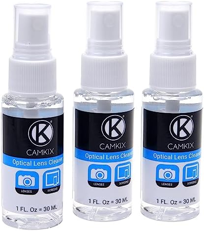 Lens and Screen Cleaning Kit - 3X Cleaning Spray, 3X Microfiber Cloth - Perfect to Clean The Lens of Your DSLR Camera (3 Bottles) - Image 4