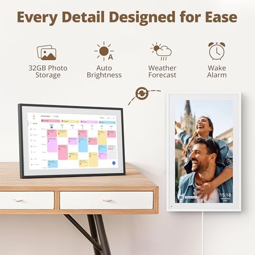 Dragon Touch 14 inch Digital Calendar Digital Picture Frame - Image 6