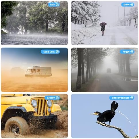 2PCS Clear Camera Rain Cover w Flash for Camera + Lens up to 6.3"x9.8"(DXL) - Image 7