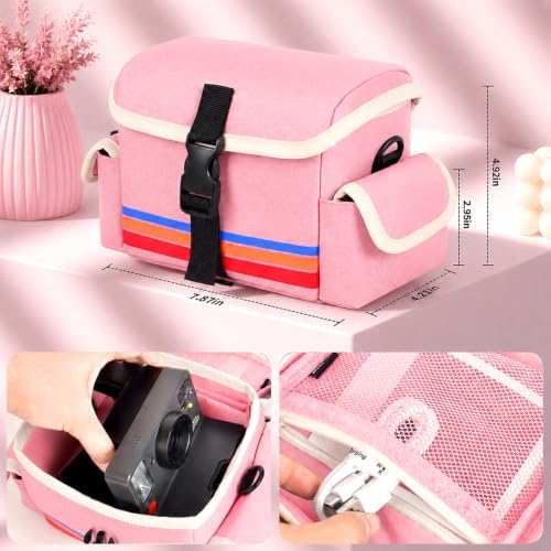 Camera Case Compatible with Polaroid Now, Now+ & OneStep+, Crossbody Bag - Image 4