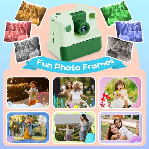Kids Camera Instant Print, Christmas Birthday Gifts for Girl Boys Kids 3-12 - Image 4