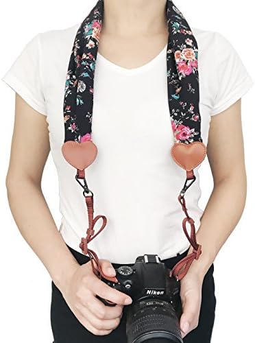 Alled Camera Neck Shoulder Belt Strap, Chevron Scarf Vintage Print Soft Coloful Camera Straps for Women/Men for DSLR/SLR - Image 6
