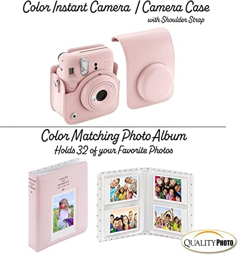 Fujifilm Instax Mini 12 Instant Camera + 60 Photo Prints + Quality Photo Value Bundle, Case, Decoration Stickers, Frames, Photo Album, (Blossom Pink) - Image 4