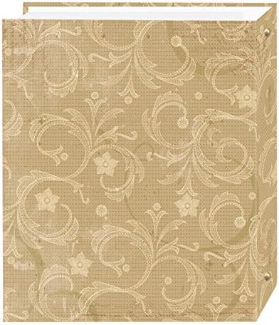 Magnetic Self-Stick 3-Ring Photo Album 100 Pages (50 Sheets), Jasmine Design - Image 2