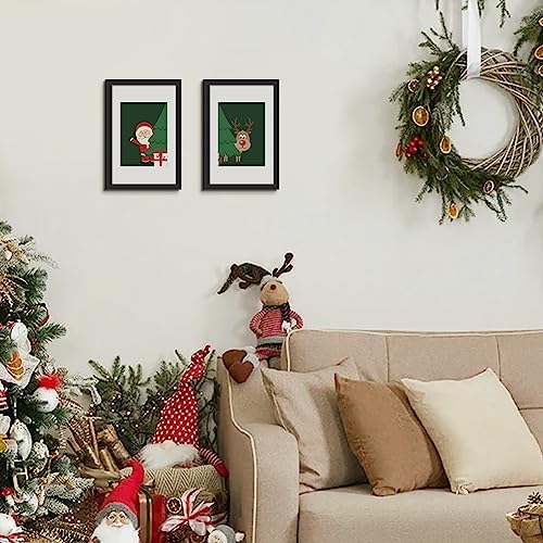 upsimples 8x12 Picture Frame, Gallery Wall Frames Set of 5, Black - Image 6