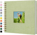 Scrapbook Photo Album, Linen Covered, 8x8 Inches, 20 Sheets/40 Pages by Yopih