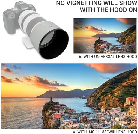 JJC ET-83FW III Lens Hood for Canon RF 70-200mm f/2.8L & RF 100-500m Lens - Image 5