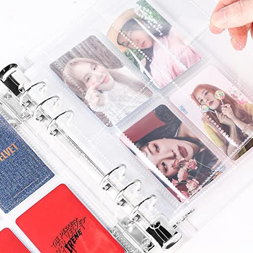 4 Pocket Pages 3.5"x2.4", 30 Pack Sheet Protectors for A5 Binder - Image 2