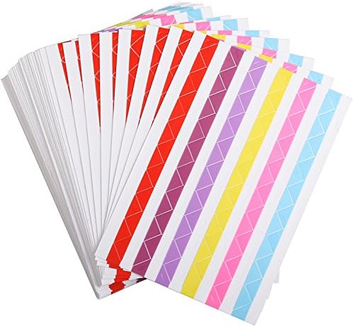 50 Sheets Self Adhesive Photo Corners - Hold 1275 Photos - 6 Colors 5100 pcs Photo Mounting Corner Stickers for Polaroid, Instax Foto of DIY Picture Scrapbook and Recollections Photo Album by ADVcer