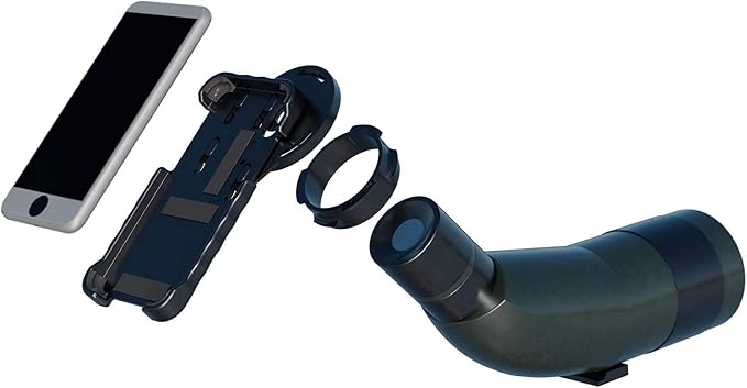 Phone Skope Complete Digiscoping Kit: Ideal Scope Camera for Hunting/Birding/Stargazing - Phone Scope Adapter Kit Includes Phone Scope Mount Case, Eyepiece Adapter, Lens Cloth - Fits Most Smartphones - Image 3