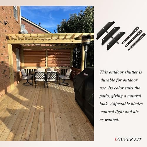 Louver Bracket Kit, Deck Sunblind System, 1Pack - Image 7