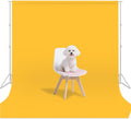 Yellow Photo Backdrop for Photoshoot Background Photography 5x7ft | Polyester, Portrait Studio Photographic, Streaming Video Shooting by LYLYCTY