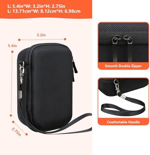 Hard Travel Case for Sony ZV-1, ZV-1F, ZV-1 II Digital Camera,Orange - Image 3