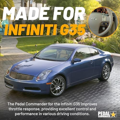PEDAL COMMANDER for Infiniti G35 2003-2006 Throttle Response Controller - 36 Driving Settings, Anti-Theft, App Control, Throttle Controller Performance Parts, G35 Accessories - Image 2