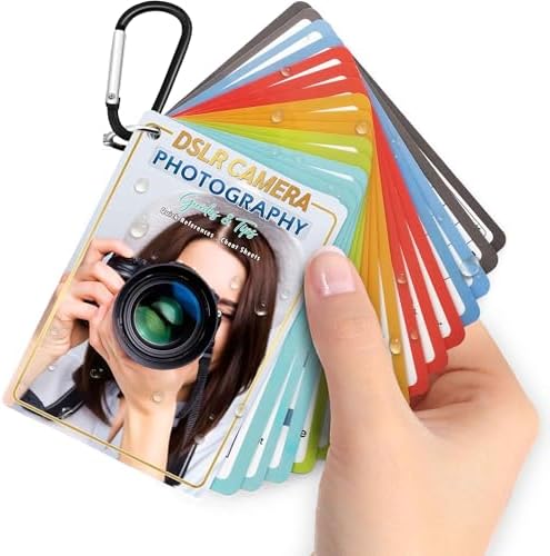 Photography Cheat Sheet Book for Beginner - 4x3 inch Pocket Size for Travel by AJART