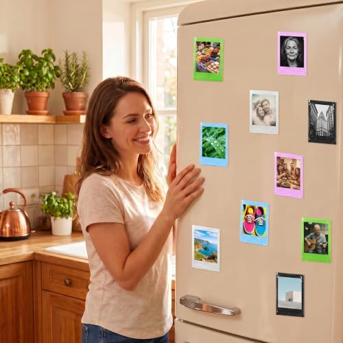 50 Pack 2x3 Magnetic Picture Frames for Refrigerator with Transparent Cover - Image 5