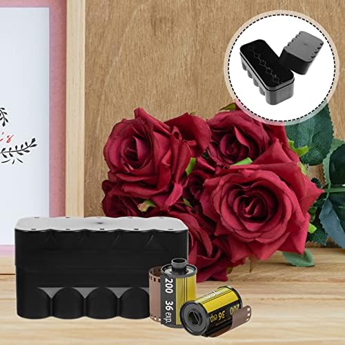 Sewroro Film Storage Box for 10 Rolls Durable Plastic Film Holder Lightweight Organizer for 120Mm Films and Small Items Perfect for Photography Lovers - Image 3