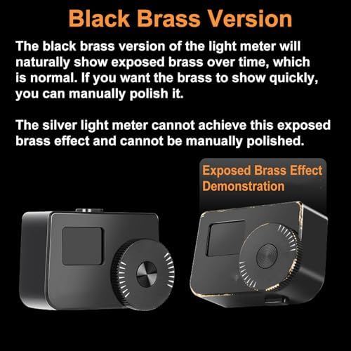 Camera Light Meter, Photography Reflection Meters with Spring-Loaded Cold Shoe Mount & OLED Display, Real-Time Metering Function, Type-C Charging, for Photography Light Measurement - Image 4