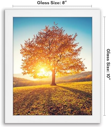 Americanflat 8x10 Picture Frame - Engineered Wood - White - Image 2