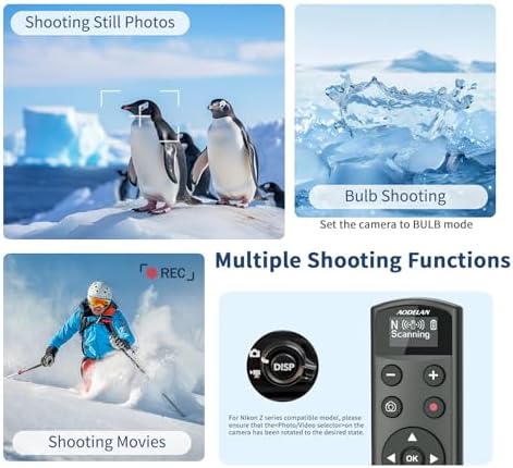 Rechargeable Shutter Release for Nikon Wireless Camera Remote Control - Image 3