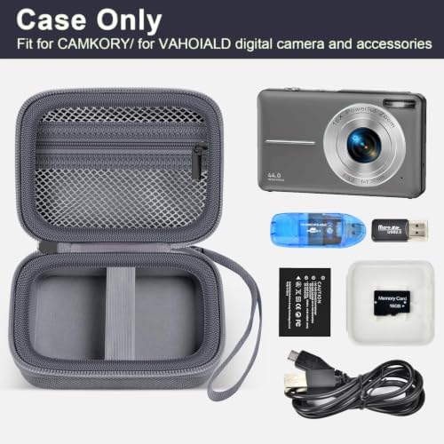ALKOO Digital Camera Case for CAMKORY, Camera Pouch for KODAK Pixpro -Grey - Image 2
