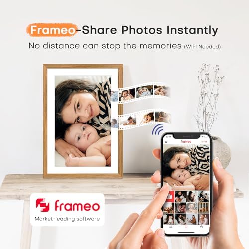 Digital Picture Frame Frameo, 10.1 Inch Smart WiFi Digital Photo Frame 32GB - Image 3