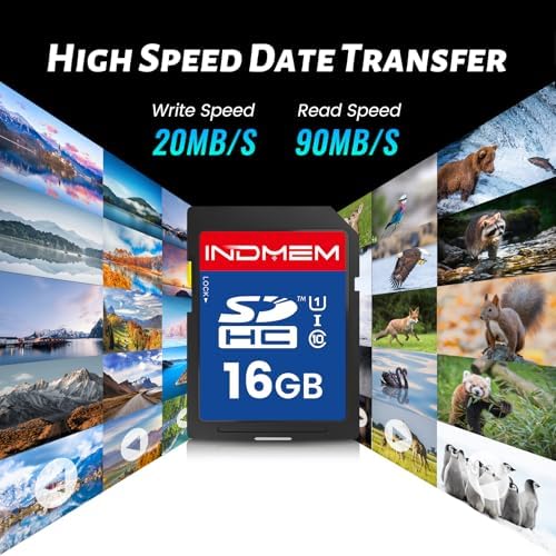 SD Card 16GB, 8-Pack UHS-I Class 10 MLC Flash Memory Card, High-Speed Secure Digital Cards for Cameras, DSLR, Action Cams - Reliable Storage - Image 6